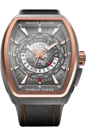 Fake Franck Muller Vanguard World Timer GMT V45 TT 5N GMT watch